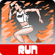 Race Running  Icon