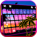 Cover Image of ダウンロード サンセットビーチ2キーボードテーマ 1.0 APK