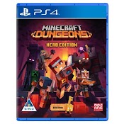 [Mã 99Elha Giảm 7% Đơn 300K] Đĩa Game Ps4 Minecraft Dungeons Hero Edition