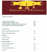 Xpress Momo menu 1