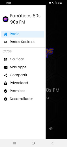 Screenshot Fanaticos 80s 90s FM