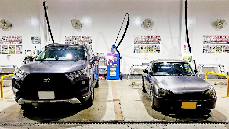 カプチーノの洗車コラボ・雨に関するカスタム事例の投稿画像1枚目