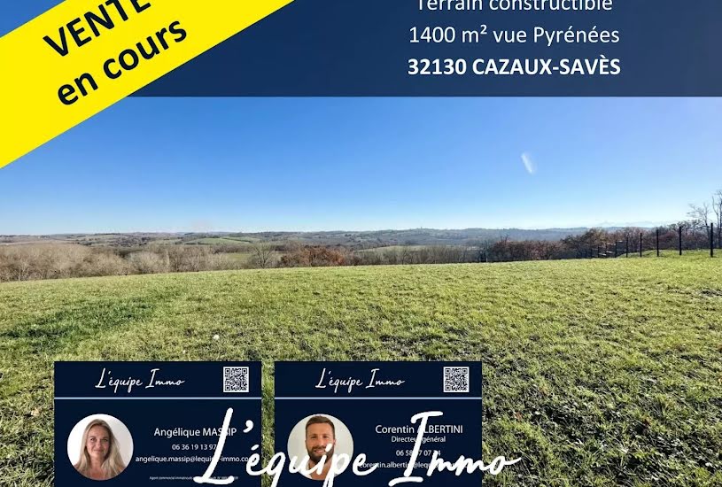  Vente Terrain à bâtir - 1 409m² à L'Isle-Jourdain (32600) 