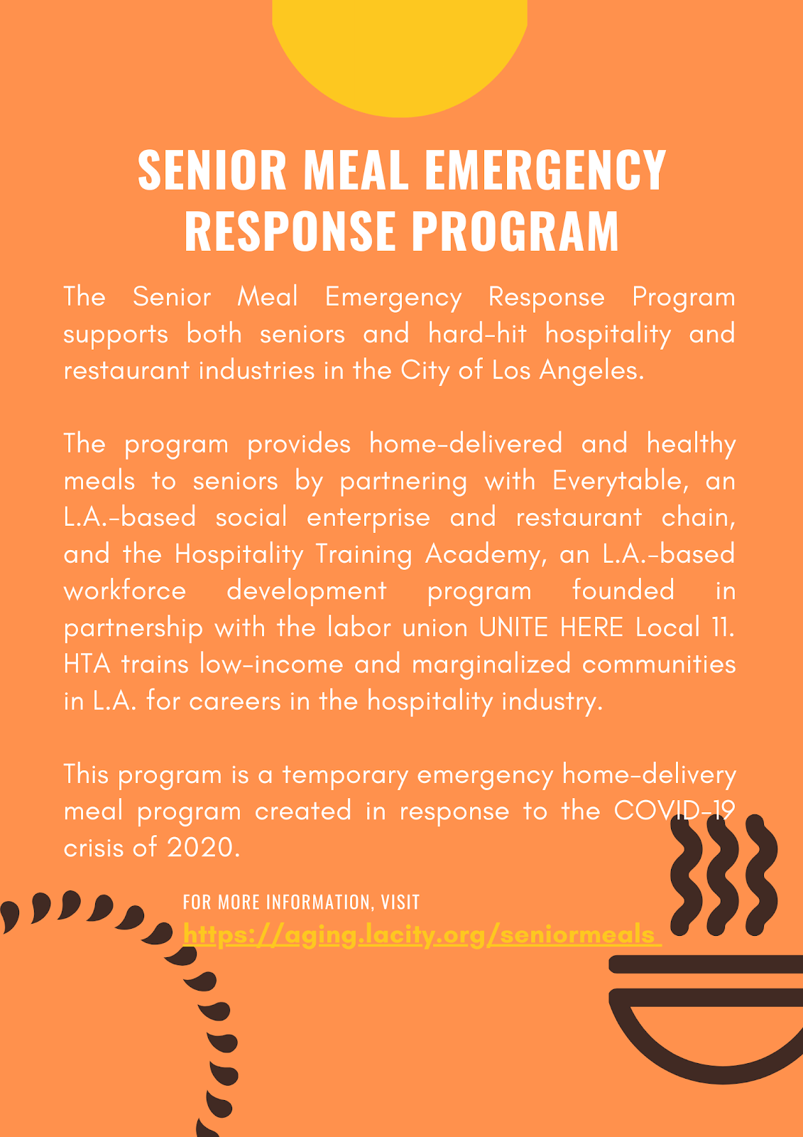 Sr Meal Emergency Resource Program Info Flyer