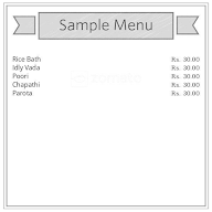 Poojari's Cafe menu 1