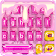 Thème de clavier Pink Sweet Jelly Candy icon