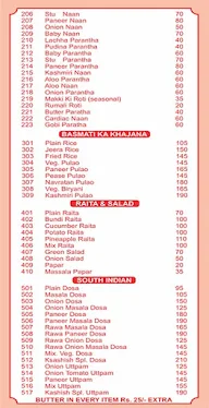 Kashish Restaurant & Caterers menu 5