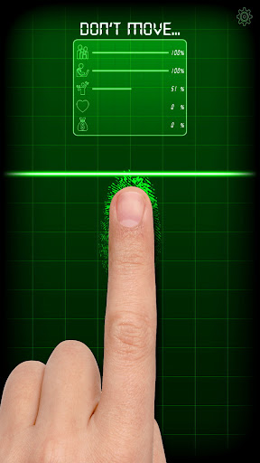 Screenshot Fingerprint Scan Simulator