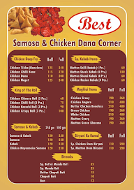 Best Samosa And Chicken Dana Corner menu 2