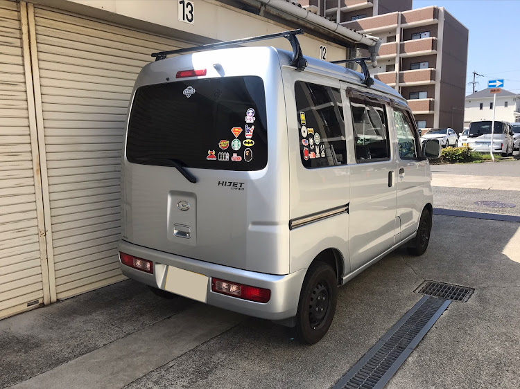 ハイゼットカーゴのハイゼットカーゴ・GW・ムーンアイズ・5月もよろしくお願いしますに関するカスタム事例の投稿画像1枚目