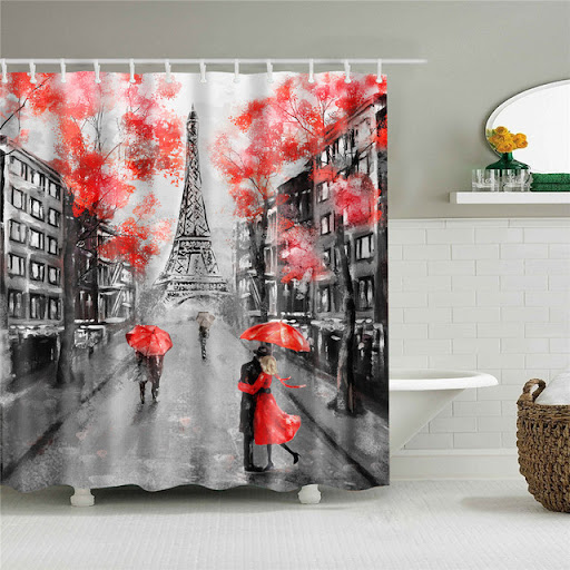 Title 1, Creatieve landschap digitale print douchegordij...