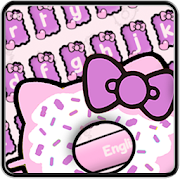 Cute Kitty Donut Keyboard  Icon