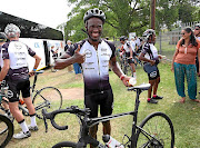 Triathlete Mhlengi Gwala had part of his right leg amputated last year and is now trying to secure a spot in the Paralympics in Tokyo. File photo.