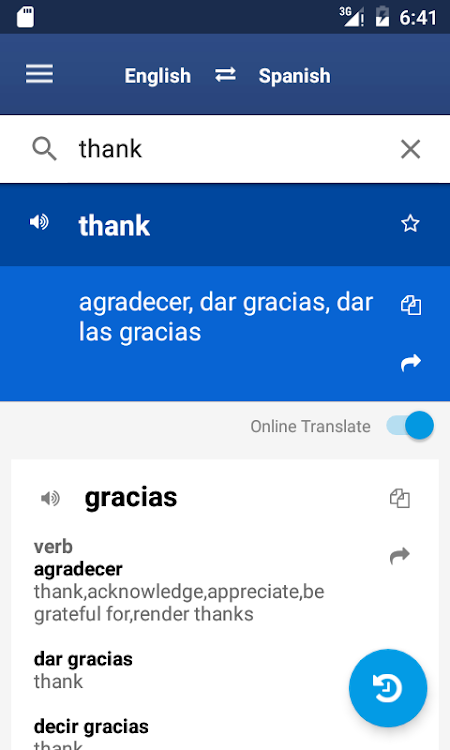 Spanish English Dictionary - 2.5.0 - (Android)