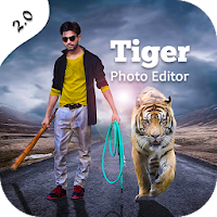 Tiger Photo Editor -White Bengal Tiger Photo Frame