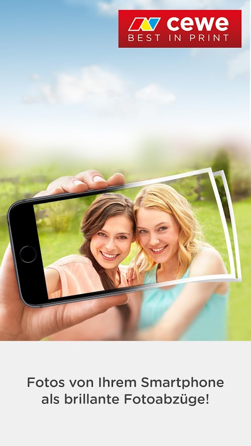 Android application cewe fotos - Abzüge bestellen screenshort