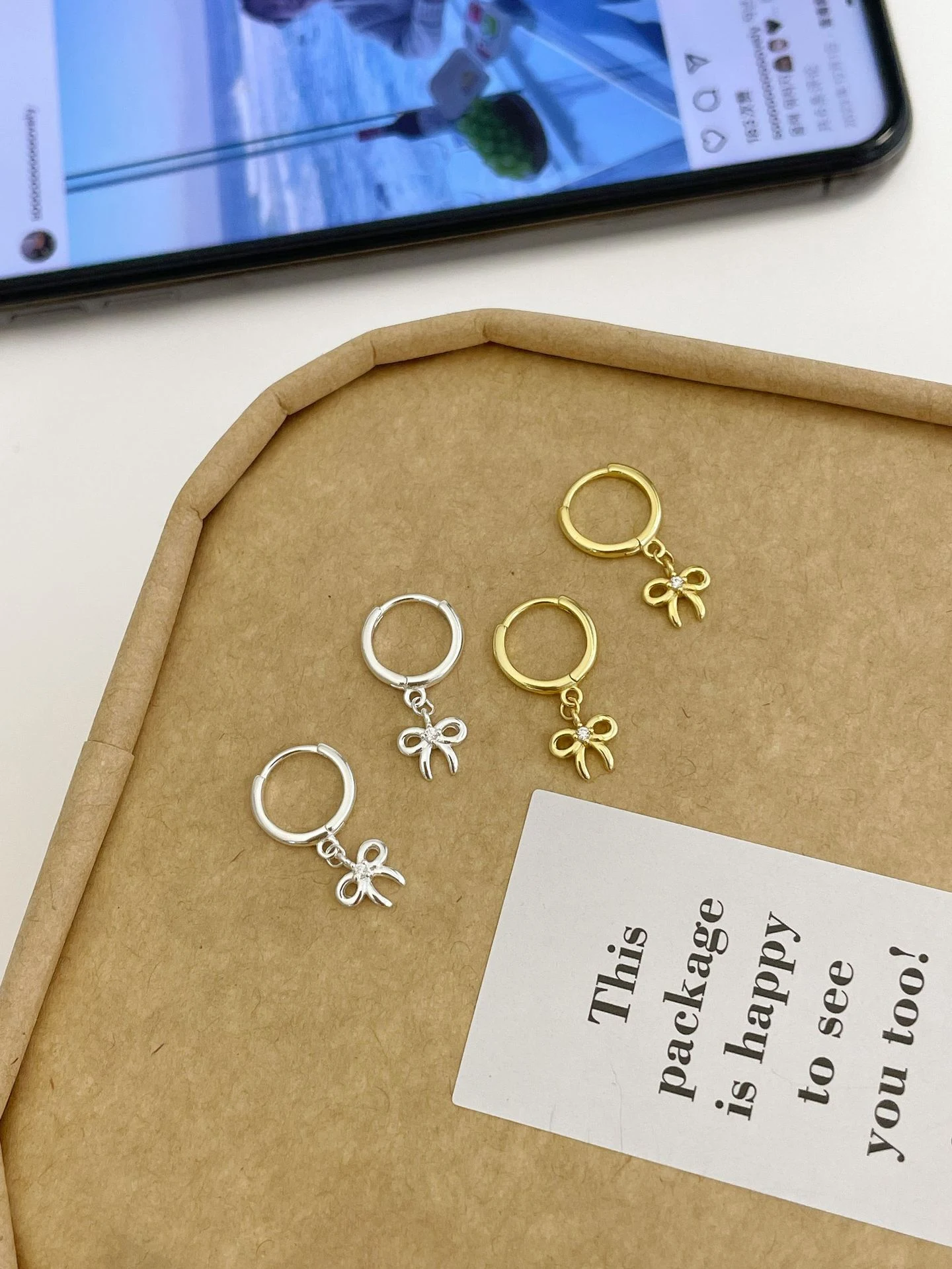 Title 1, Boucles doreilles clip femme S925 argent sterl...