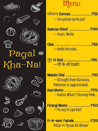 Pagal! Kha Na menu 1