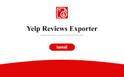 Yelp Reviews Exporter