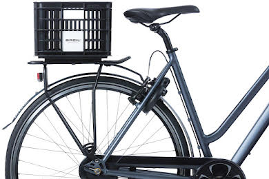 Basil Bicycle Crate S, 17.5L, Recycled Synthetic, Black alternate image 1