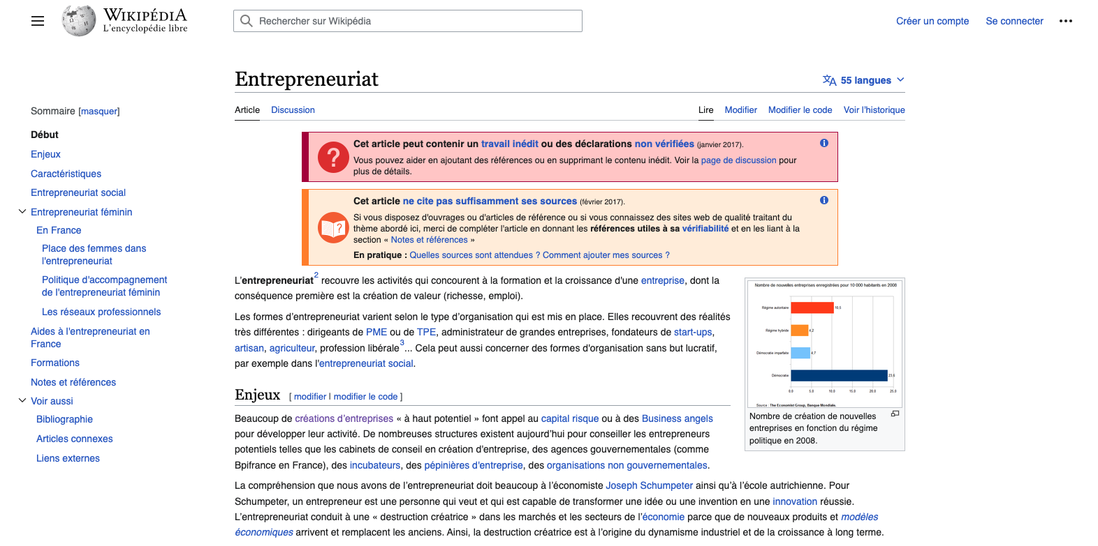 Recherche de mots clés SEO : Article Wikipédia