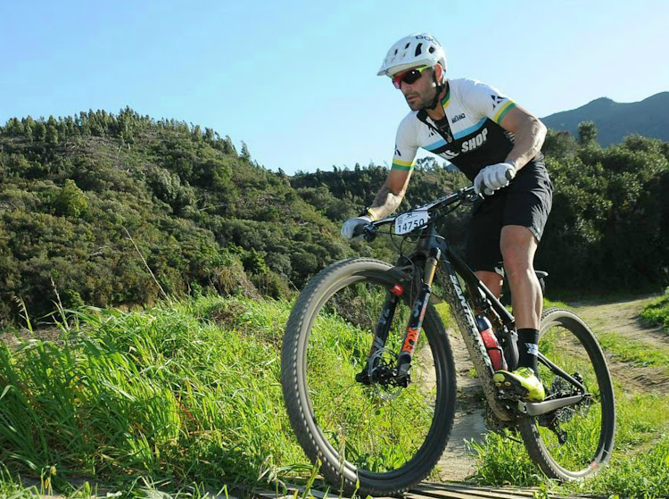 RACE READY: Kevin Evans, above, and partner Rogan Smart are out to put their stamp of the race when they line up for the PE Plett Mountain Bike stage race starting today