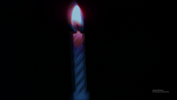 Blurred candle 