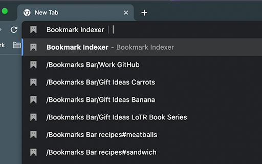 Bookmark Indexer