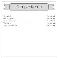 Satya Narayan Mishtanno Bhandar menu 1
