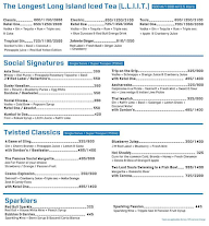 Thane Social menu 1