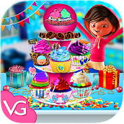 Baby Shower Cupcake Maker Game  Icon