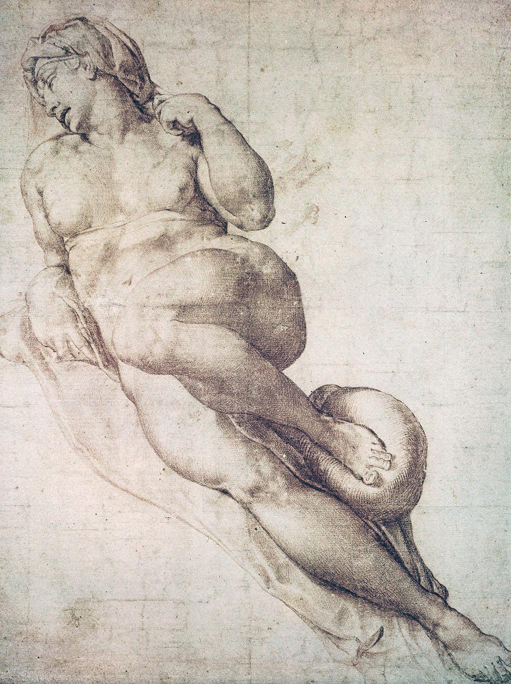 Michelangelo Buonarrotti, Studio di nudo (Aurora)