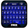 Keyboard Black and Blue icon