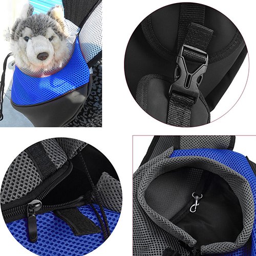 Title 1, 1pc Outdoor Travel Mesh Oxford Pet Puppy Carrie...