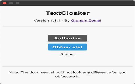 TextCloaker