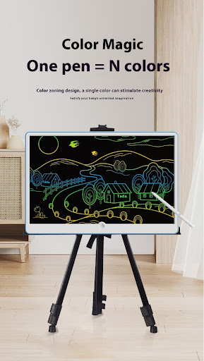 Title 6, LCD Charging Small Blackboard Childrens Drawin...