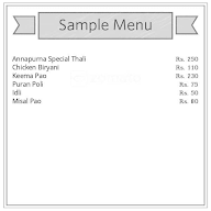 Annapurna Kitchen menu 1