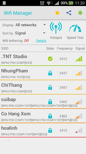 Wifi Manager - Wifi connect