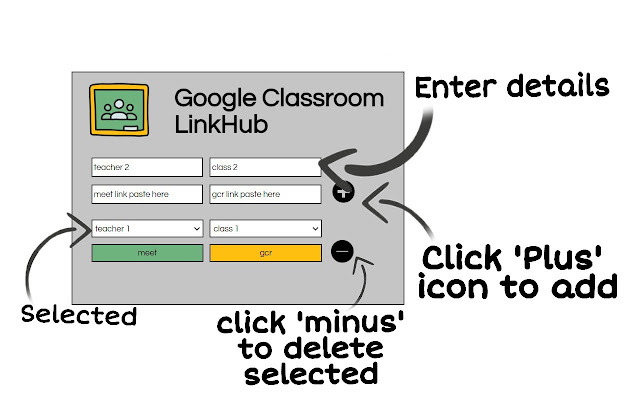 Google Classroom LinkHub