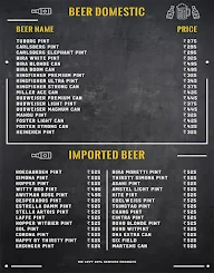 The Beer Cafe menu 1