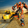 Futuristic Train Real Robot Transformation Game icon