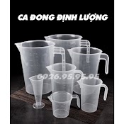 [Si] Ly Đong Đinh Lương 500Ml 250Ml 100Ml - Co Chia Vach - Ca Đong Nhưa - Thiêt Bi May Moc Pha Chê