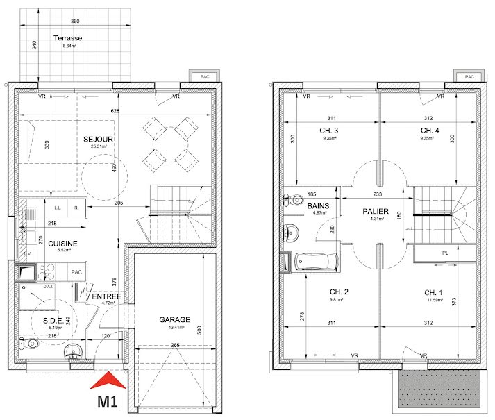 Vente maison 5 pièces 90 m² à Pornichet (44380), 678 500 €