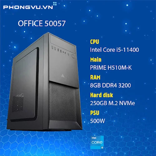 PC PV Home Office 50057 (i5-11400/8GB/250GB SSD/No OS)