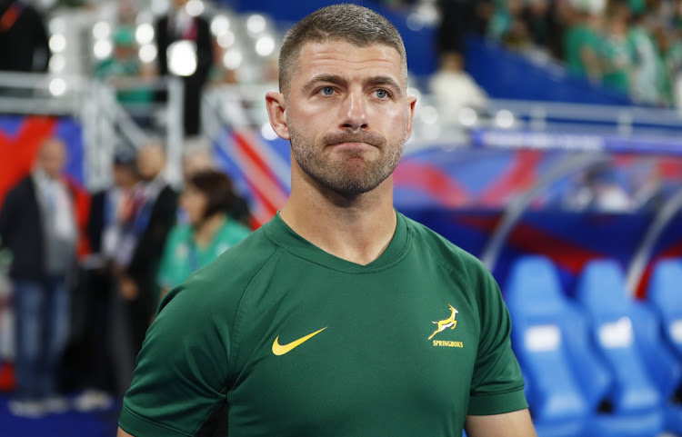 Willie le Roux during the Rugby World Cup 2023 pool B match between South Africa and Ireland at Stade de France on September 23 2023 in Paris.