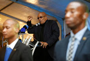 President Jacob Zuma addresses a prayer service held in Durban. File photo.