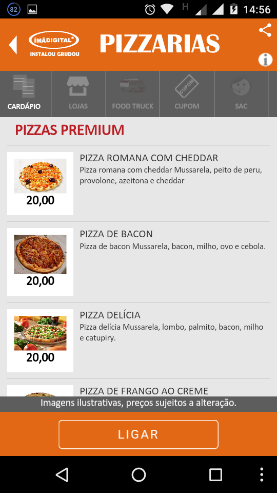 Pizzaria  Esfiharia Novo Sabor Screen 1