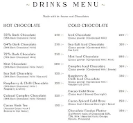 Colocal - The Cacao Artisans menu 1