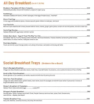 Indiranagar Social menu 1