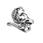 Koi Antique Silver